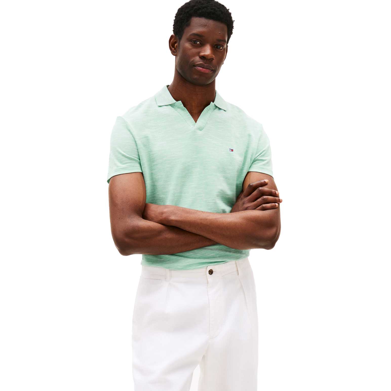 Tommy Hilfiger Regular Fit Textured Oxford Polo Shirt